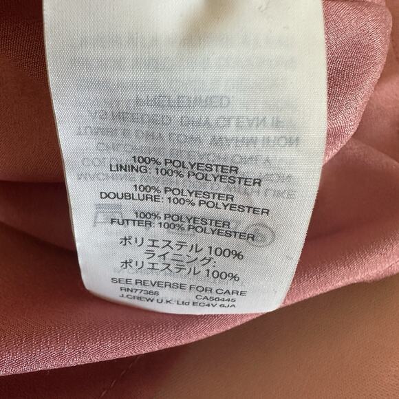 J Crew Velvet Top Women Size 2 Pink Peplum Cami Soft Feminine Dainty Fairy Boho - Picture 11 of 13